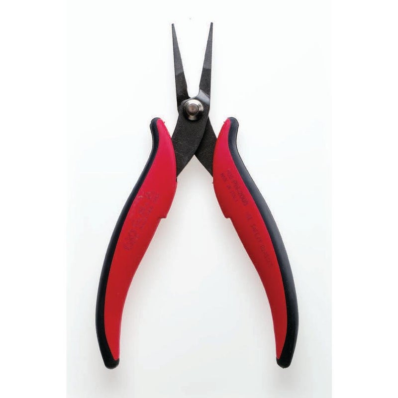 Hakko CHP PN-2006 Long-Nose Pliers, Pointed Nose, Flat Outside Edge, Smooth Jaws, 32mm Jaw Length, 1.2mm Nose Width, 3mm Thick Steel 4 - Image 2